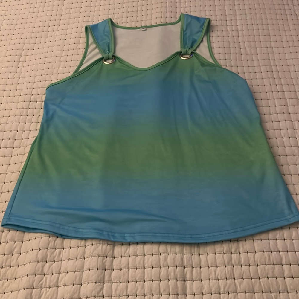 Temu Ladies Trendy T-shirt V-neck Sleeveless Tops Casual Loose Comfortable Vest